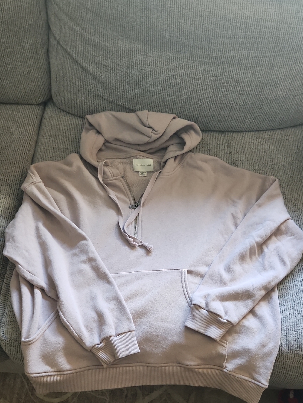 American Eagle Mauve Zip Hoodie